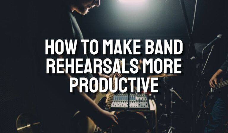 how to run a band rehearsal